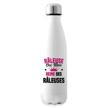 Reine des râleuses - Bouteille isotherme - blanc - Droite