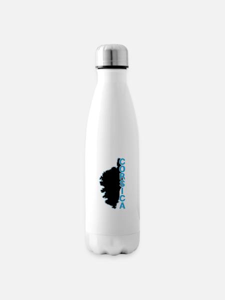 Korsika Wappen - Isolierflasche - Weiß