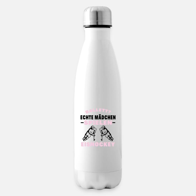 Eishockey Eishockey Sprüche Geschenk - Isolierflasche - Weiß