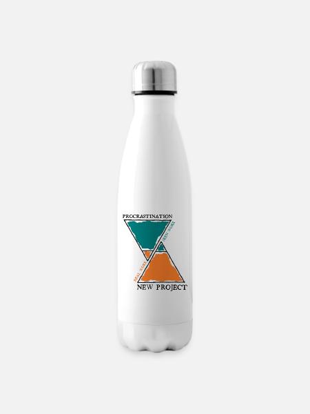 Procrastination ADHD - Isolierflasche - Weiß