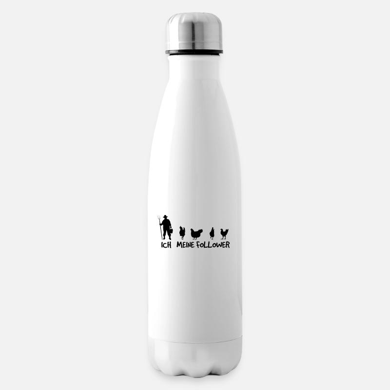 Bauernhof-Chic - Isolierflasche - Weiß