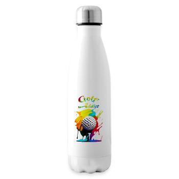 Golfsüchtig - Isolierflasche - Weiß - Rechts