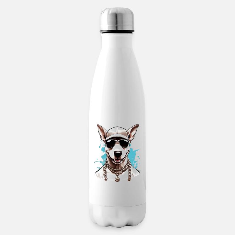 RAP COOL BULL TERRIER - Bouteille isotherme - blanc