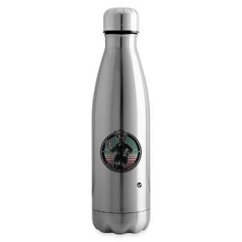 Rau, Nie Glatt Emo Punk Girl - Isolierflasche - Lightsilver - Rechts