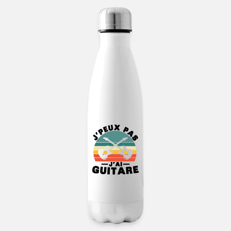 I can't I have Guitar Humor Gift - Isolierflasche - Weiß