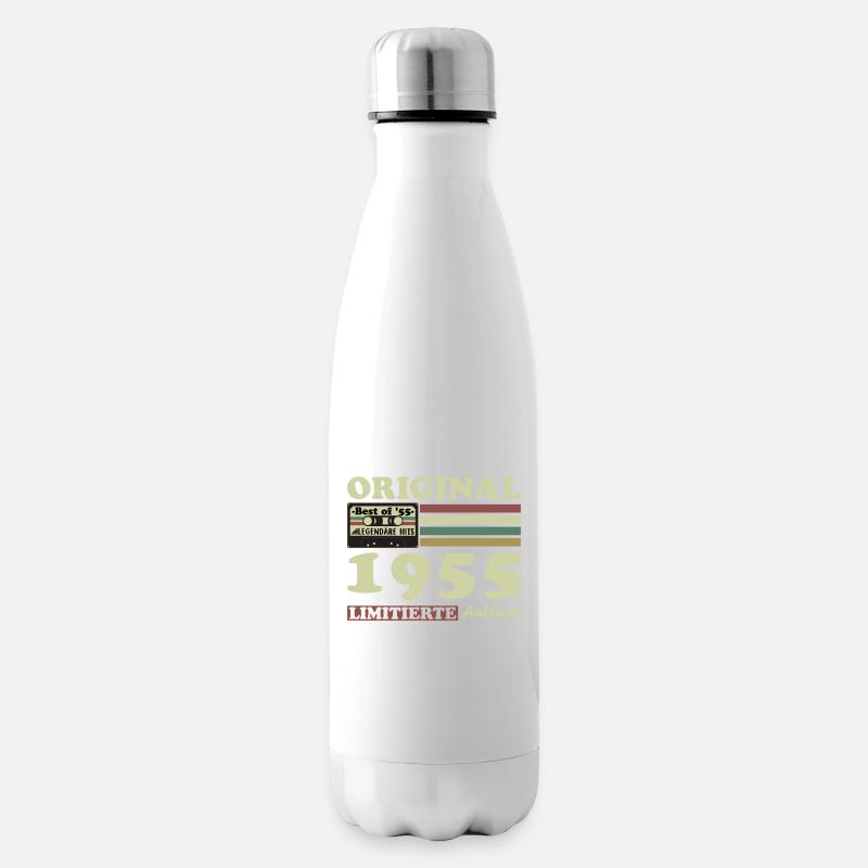Original 1955 Vintage Retro Geburtstagsgeschenk - Isolierflasche - Weiß