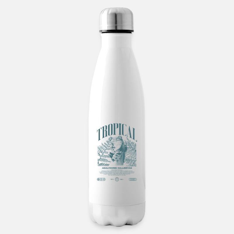 Rotäugiger Laubfrosch Regenwald Amphibie - Isolierflasche - Weiß