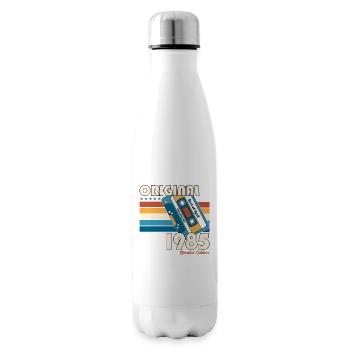 40. Geburtstag Original April Jahrgang 1985 - Isolierflasche - Weiß - Rechts