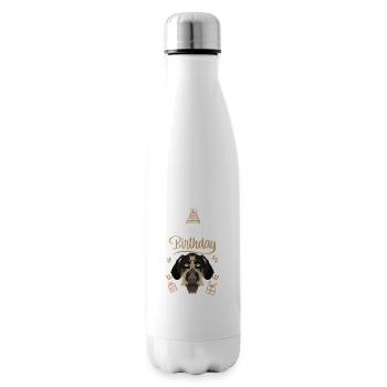 Birthday gift German wire hair - Insulated Water Bottle - white - Right