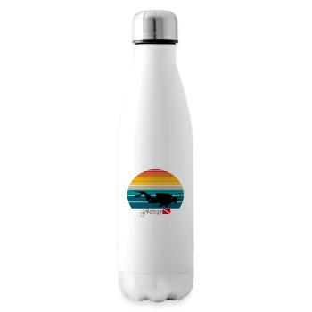 France Scuba Diving Gift - Insulated Water Bottle - white - Right