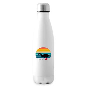 Samoa Scuba Diving Gift - Isolierflasche - Weiß - Rechts