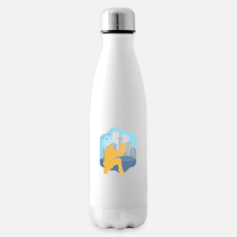 Skyline Paintball - Isolierflasche - Weiß