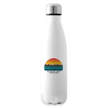 Lac Wakeley Michigan - Bouteille isotherme - blanc - Droite