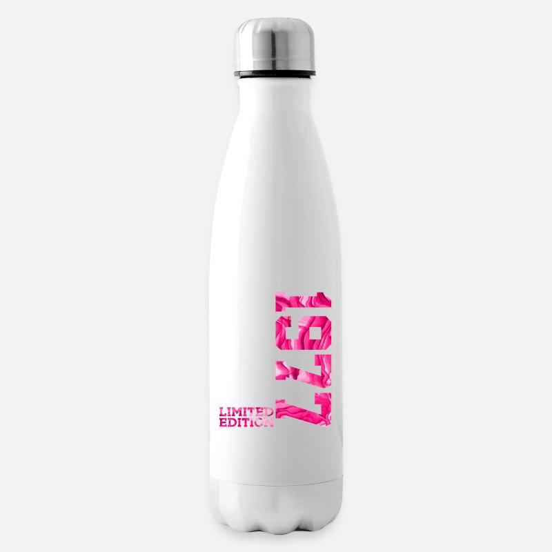 49. GEBURTSTAG PINK LIMITED EDITION 1977 - Isolierflasche - Weiß