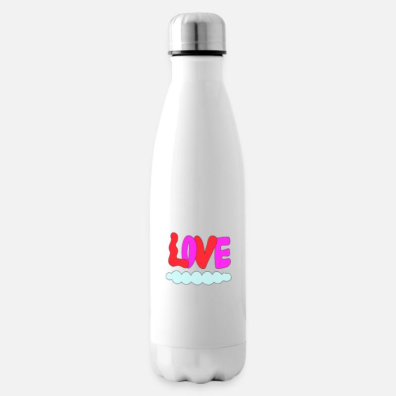Liebe #1 - Isolierflasche - Weiß