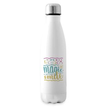 Smile - Insulated Water Bottle - white - Right