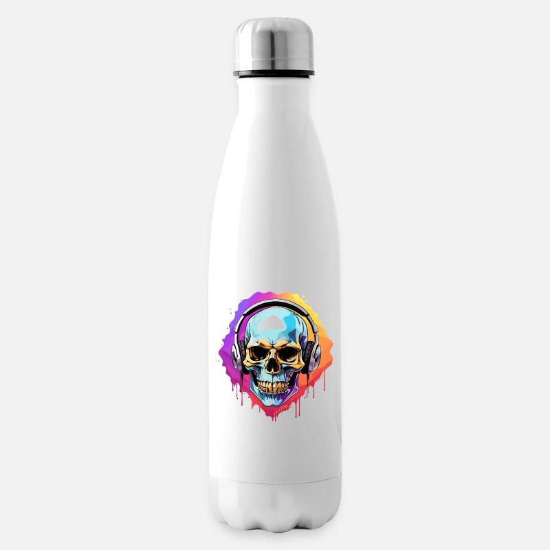 Casque - Bouteille isotherme - blanc