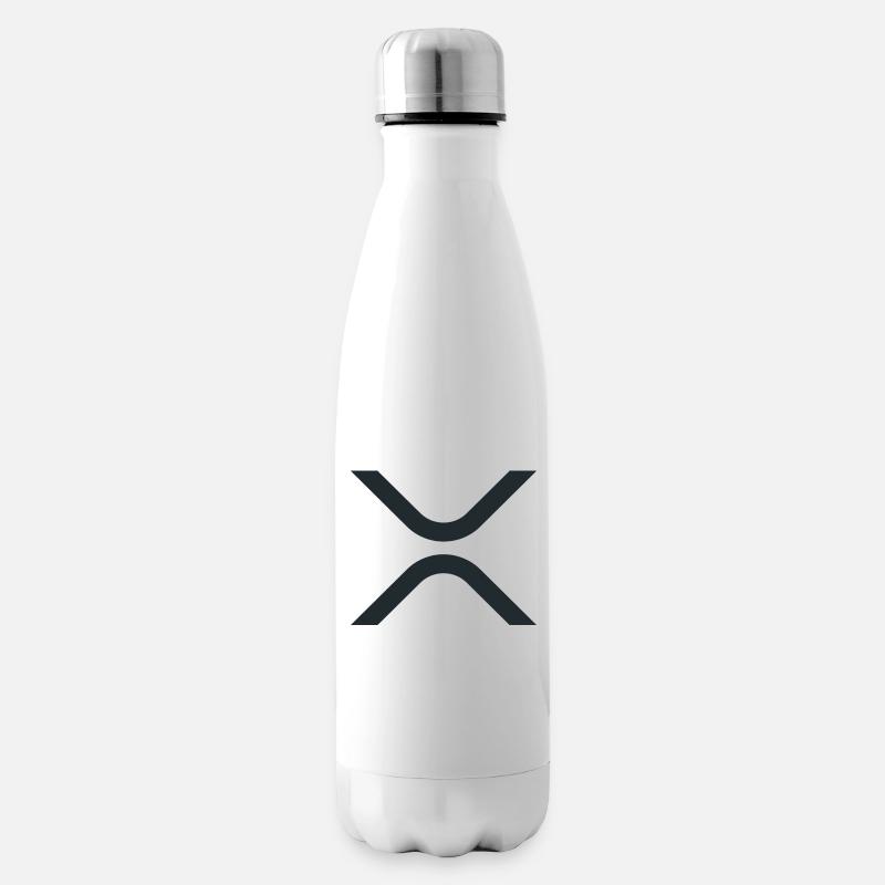 Ripple XRP Logo - Isolierflasche - Weiß