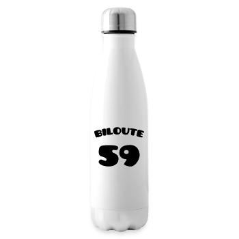 Biloute 59 - Ch'ti - Nord - Bouteille isotherme - blanc - Droite