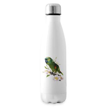 L’amazone à front bleu - Bouteille isotherme - blanc - Droite