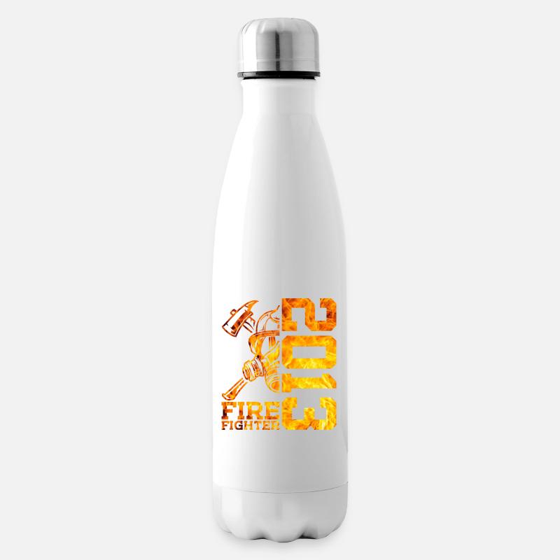 13. GEBURTSTAG FEUERWEHR 2013 - Isolierflasche - Weiß
