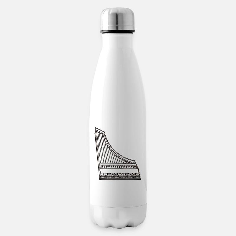 Clavier de Zarlino - Bouteille isotherme - blanc