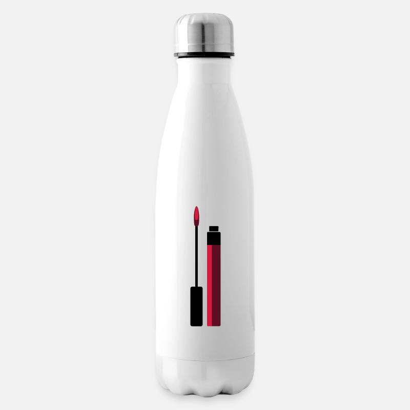 vecteur lipgloss (votre couleur) - Bouteille isotherme - blanc