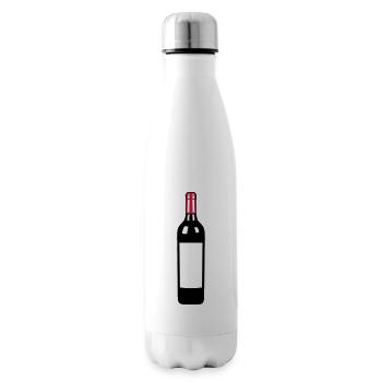 Rotwein-Flasche Weinflasche plonk - Isolierflasche - Weiß - Rechts