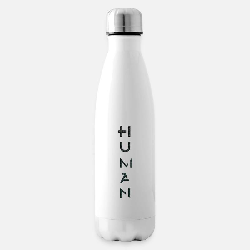 Human - Isolierflasche - Weiß