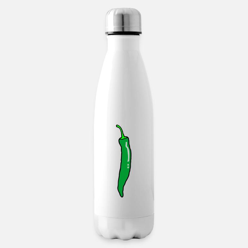 Piment piment piment - Bouteille isotherme - blanc