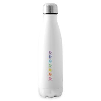 Die Sieben Chakren - Isolierflasche - Weiß - Rechts
