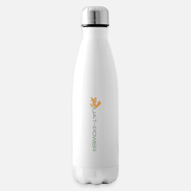 Puissance de squat 04 - Bouteille isotherme - blanc