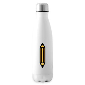 Bleistift Schreiben Autor Kunst - Isolierflasche - Weiß - Rechts