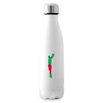 Alcohol - Insulated Water Bottle - white - Right