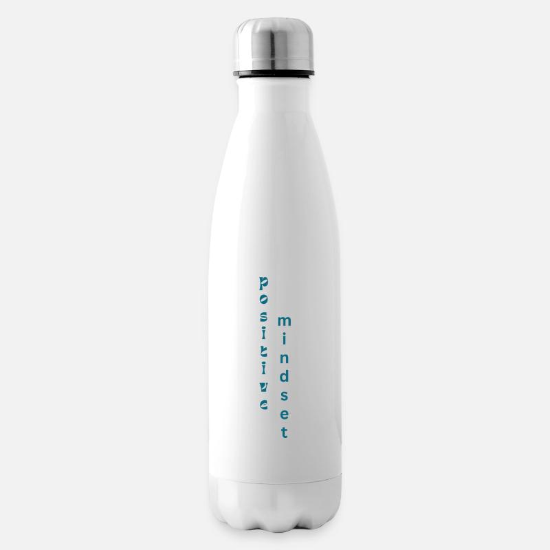 État d’ positif - Bouteille isotherme - blanc