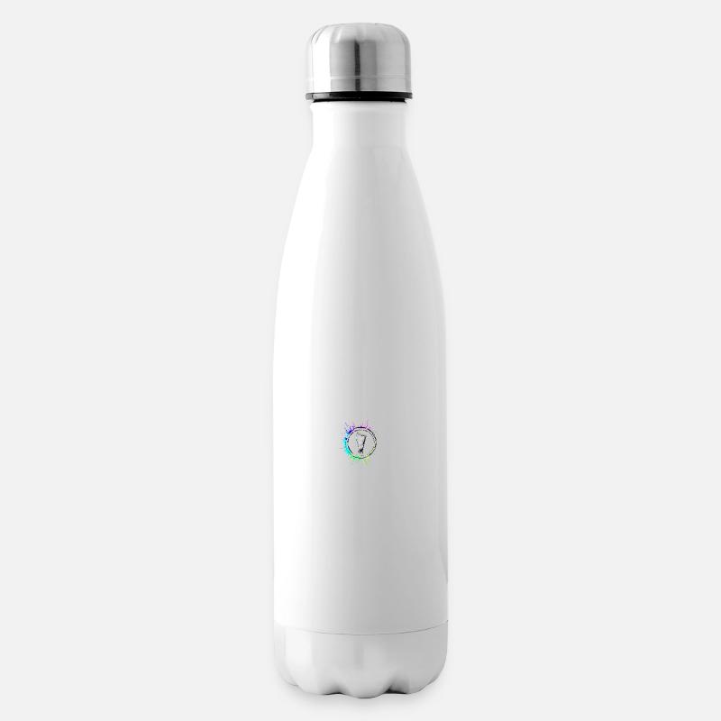 Harfe symbol - Isolierflasche - Weiß
