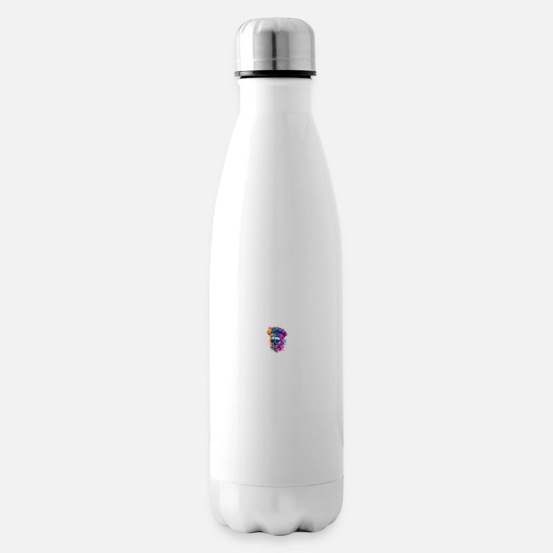 Chef Chef Skull - Insulated Water Bottle - white