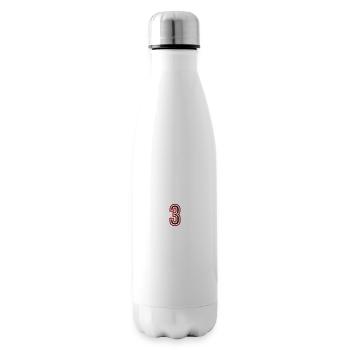 3 Number Years Jersey - Insulated Water Bottle - white - Right