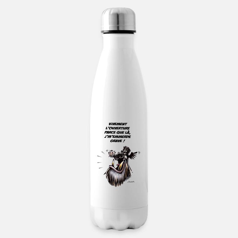 Sanglier Grave ! 2 - Bouteille isotherme - blanc
