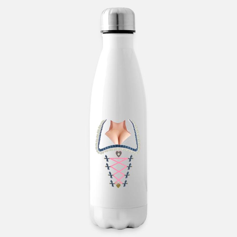dirndlall - Isolierflasche - Weiß