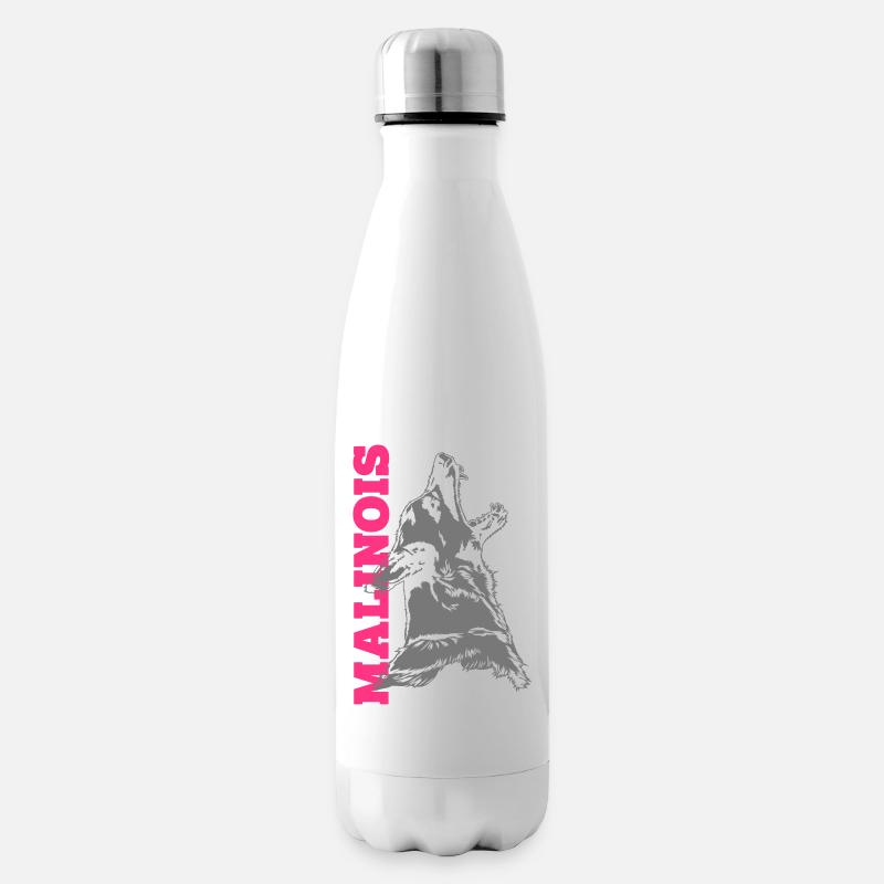 Malinois - Isolierflasche - Weiß