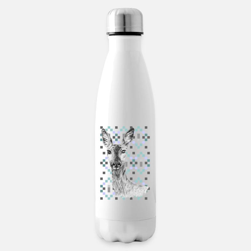 chevreuil - Bouteille isotherme - blanc