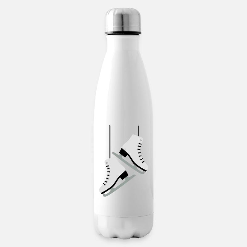 Eiskunstlauf -Schlittschuhe - Isolierflasche - Weiß