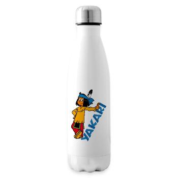 Yakari lächelnd - Isolierflasche - Weiß - Rechts