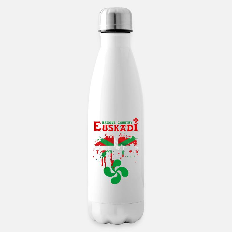euskadi pays basque 09 - Bouteille isotherme - blanc