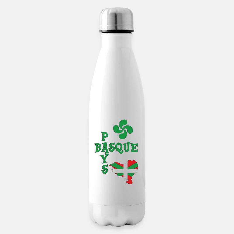 Pays Basque 07 - Bouteille isotherme - blanc