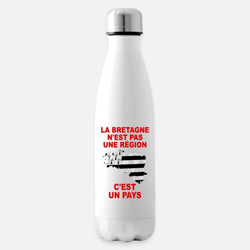 breizh bretagne révolution 04 - Bouteille isotherme - blanc