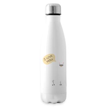 Alpaka Alpaca Peru | I love Peru - Isolierflasche - Weiß - Rechts