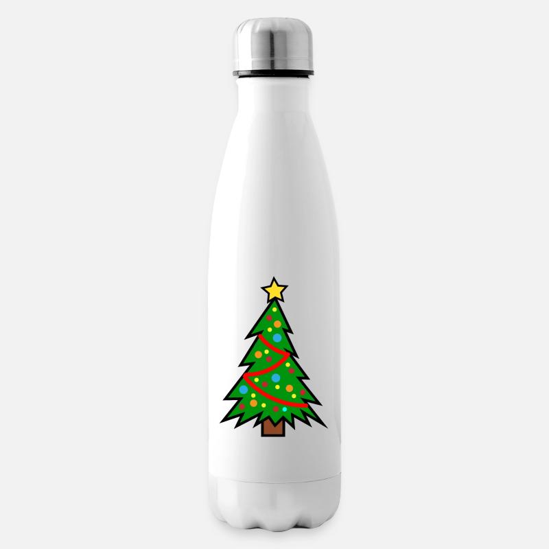 Christmas tree Christmas tree - Insulated Water Bottle - white