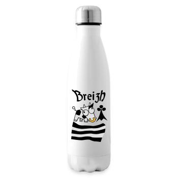 Breizh Bretagne - Bouteille isotherme - blanc - Droite